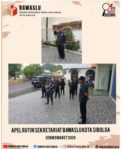 Senin 9 Maret 2026