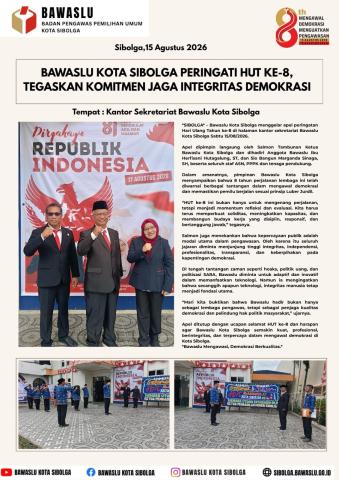 Hut Bawaslu ke 8 